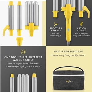 Drybar “The Mixologist” interchangeable style wand